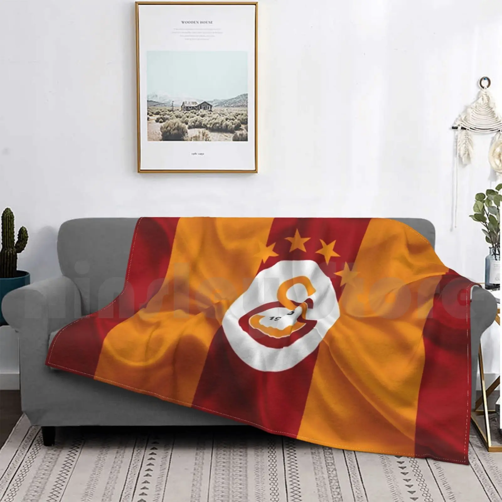 Galatasaray 4 одеяло со звездами для дивана-кровати путешествий Gs Cimbom Турция Футбол |