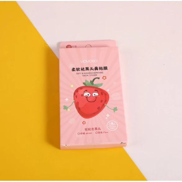 Полоски для носа от черных точек Strawberry 10шт Yoyoso | Красота и здоровье