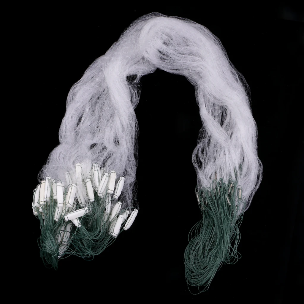 Однопальцевая плавающая сетка Полиэтиленовая рыболовная ловушка для рыбы