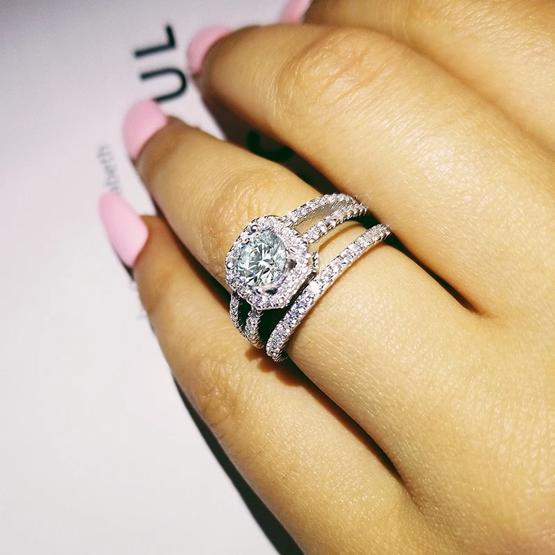 Набор свадебных колец для невесты R4863 оригинальные ювелирные украшения Африки