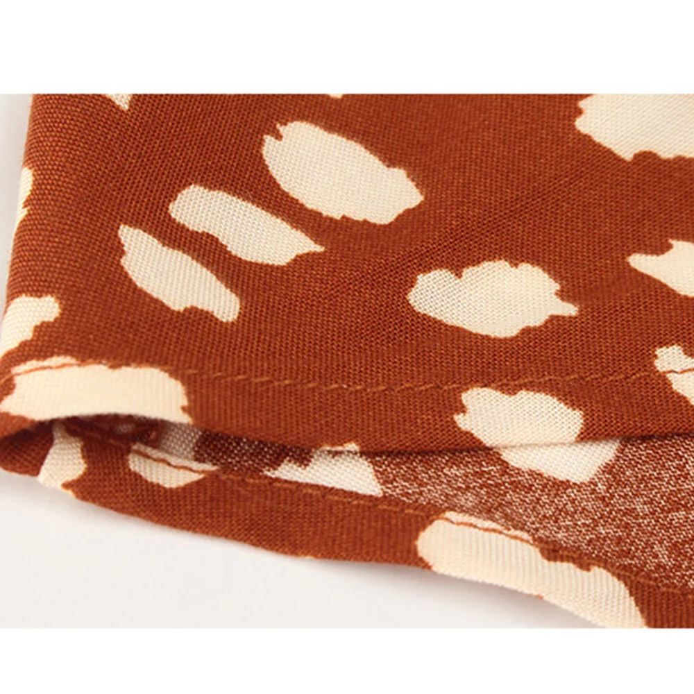 

Women's Dresses Dot White High Waist Elegant Dress Female Party evening Chic vestidos Vintage Midi Dress 2020 Autumn Robe za Red