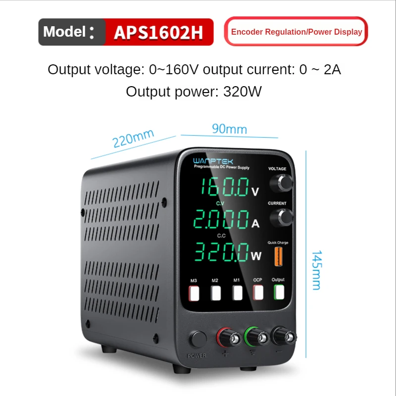 Цифровой дисплей Регулируемый источник питания aps305h / 605h постоянного тока для