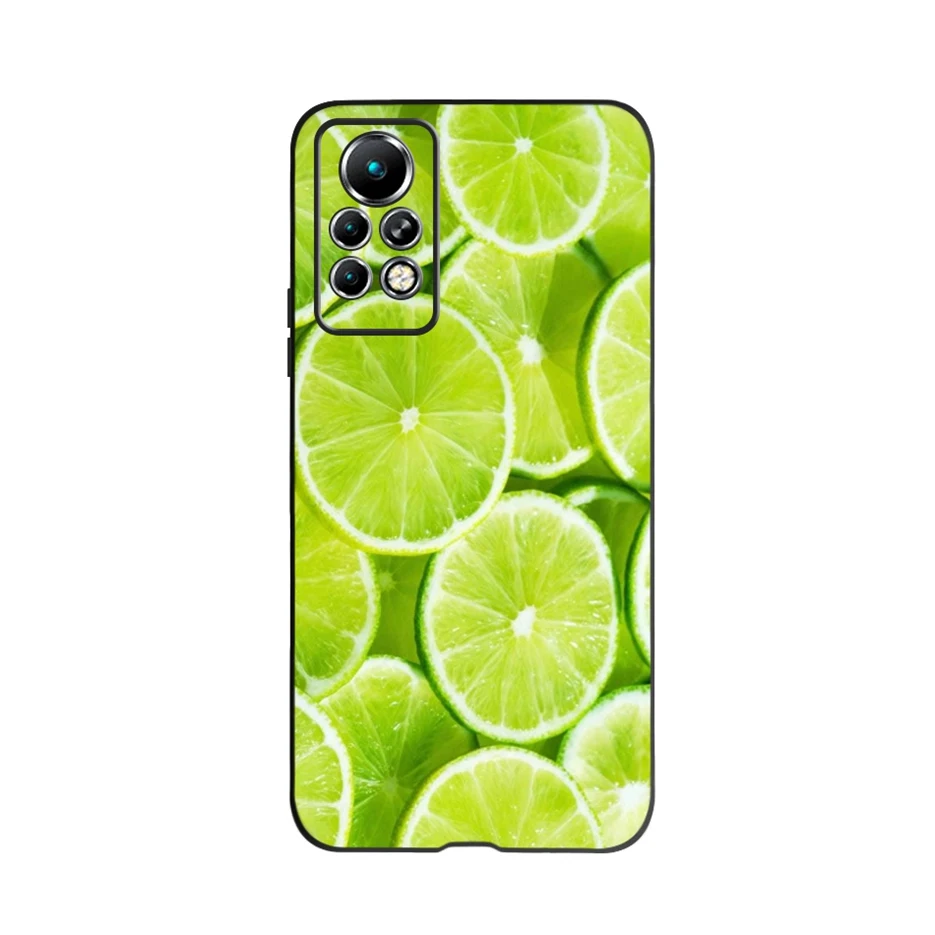 Чехол для Infinix Note 11 Pro из тонкого мягкого силикона стильный телефонный чехол Note11 Coque 6,95 дюйма.