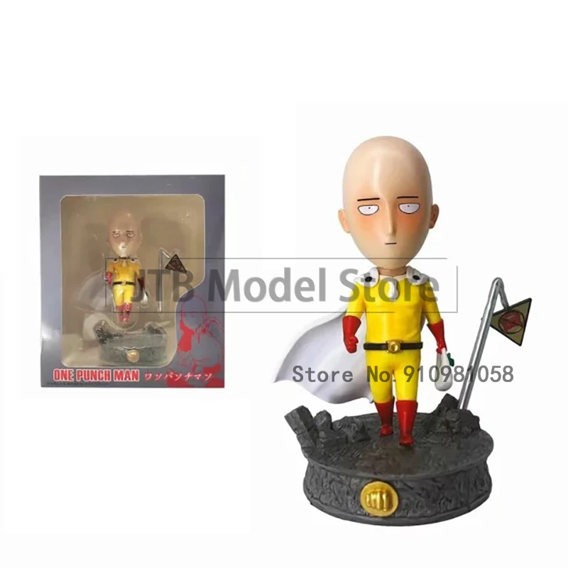 One Punch Man версии Сайтама учитель Buys прямо сейчас овощи лысый Cape18CM ПВХ GK статуя