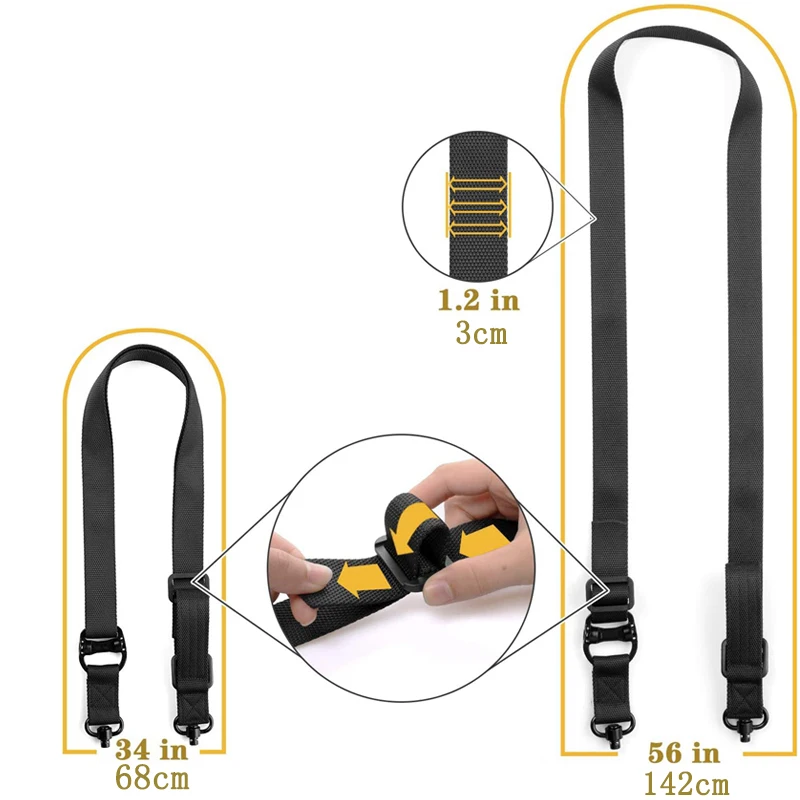 QD ремень Слинг со склада крепление QDM Поворотная Пряжка для страйкбола пейнтбола