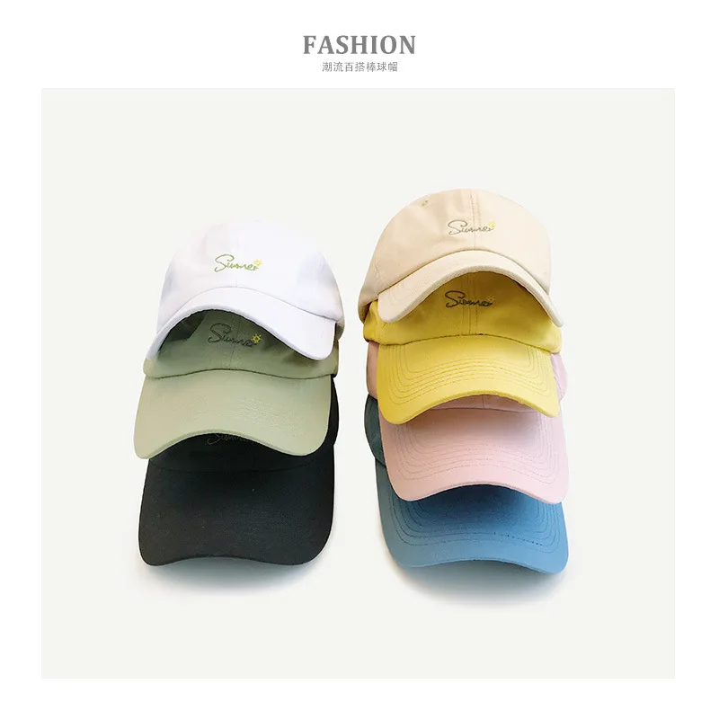 Кепка с вышивкой для мужчин и женщин модная бейсболка маленькими буквами простая