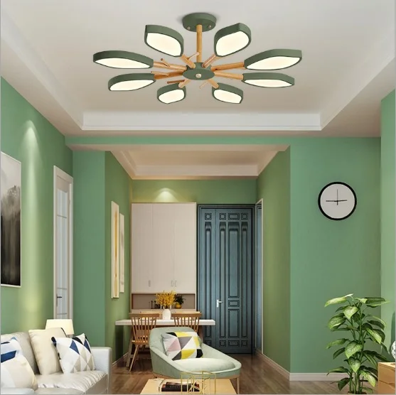 Светодиодная лампа для гостиной светильник потолочный макарон простой