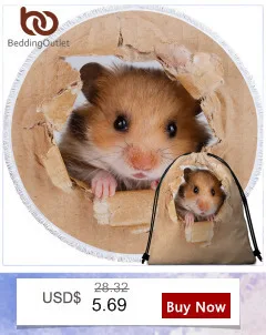Постельные принадлежности Outlet хомяк постельное белье Papery пододеяльник с рисунком 3D Яркий коричневый мышь милые дети домашний текстиль 3 шт