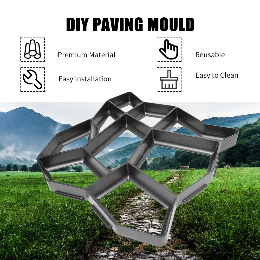 Форма для мощения форма создания кирпичной дороги сделай сам лужайки бетона сада