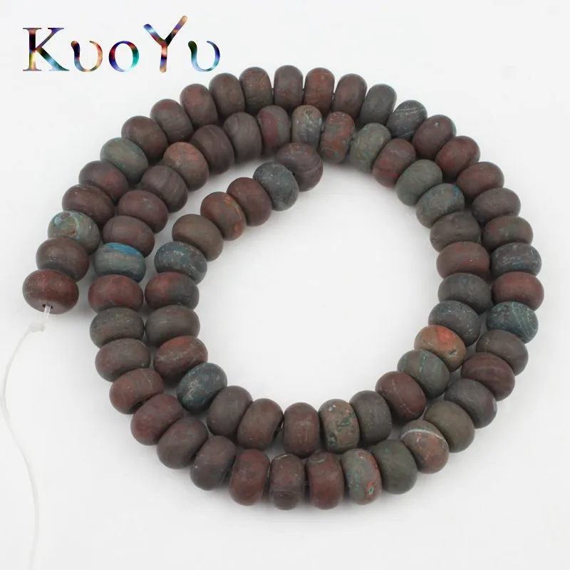 Red Stone 5x8 мм натуральные матовые Форст Агаты Jades Jaspers Amazon круглые бусины Свободные перчатки для мотоцикла для самостоятельного изготовления ювелирных изделий Браслеты - Цвет: Red Stone