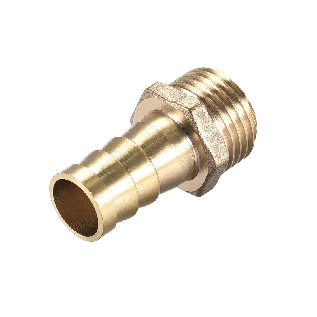 

uxcell Brass Barb Hose Fitting Connector Adapter 14mm Barbed x G1/2 Male Pipe 8pcs