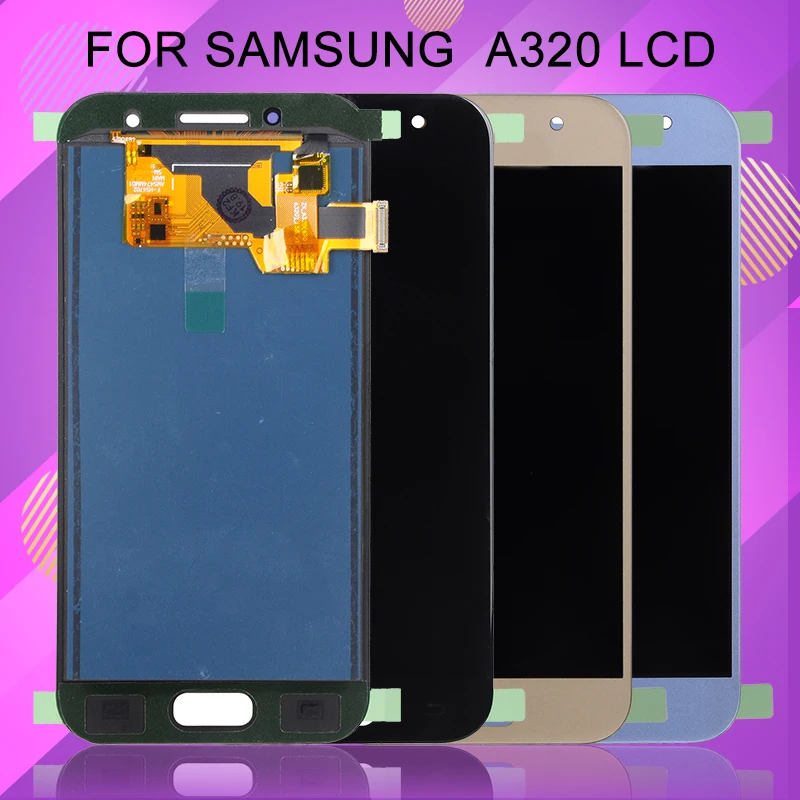Catteny для Samsung Galaxy A3 2017 ЖК дисплей сенсорный экран дигитайзер сборка Замена A320F A320