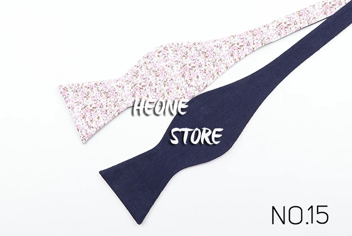 Modische verstellbare Fliege für Herren, selbstgebundene Fliege, 100 % Baumwolle, Vintage-Stil, Blumenmuster, Schmetterling, für Männer, klassisches Hochzeitsgeschenk – Detail 40