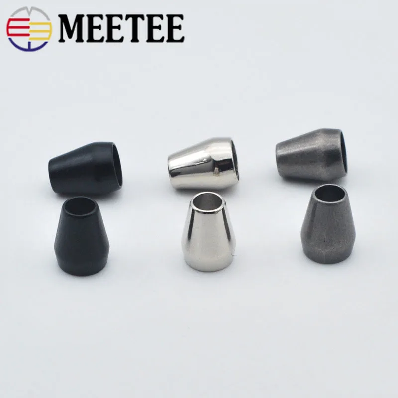 50 шт. металлическая пробка шляпа с пряжкой веревка шнур конец куртка ремень Декор