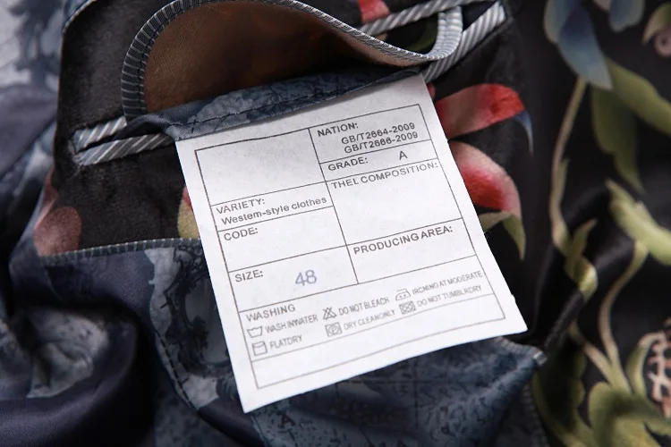 

PYJTRL Men Fashion Velvet Floral Print Suit Jacket Slim Fit Blazer