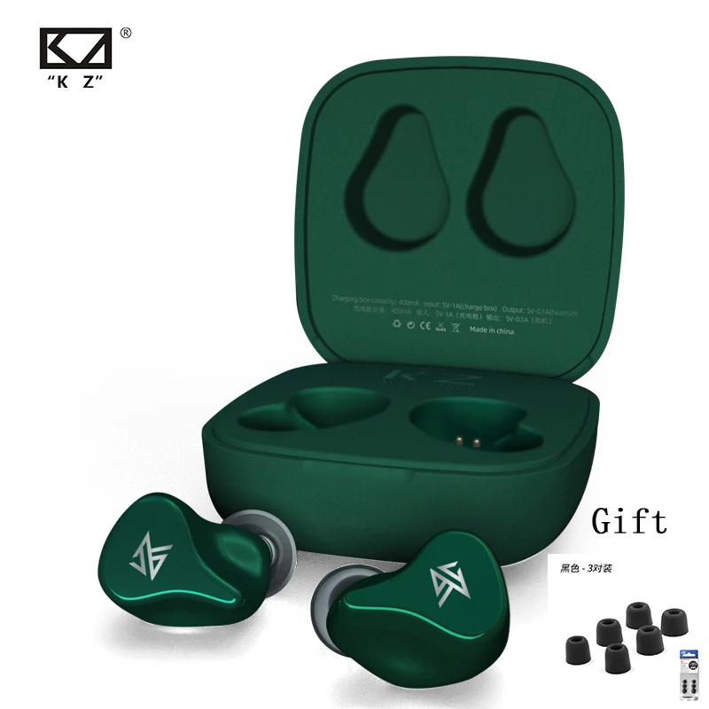 KZ Z1 auriculares TWS inalambricos por Bluetooth 5 0 duales magneticos dinamicos con Control tactil modo de juego|Наушники и