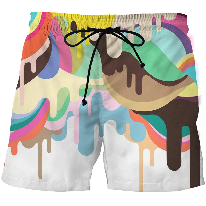 

Men'sCreative personality 3D printed beach shorts men swimsuit pants summer Quick-drying swimming trunks sports board shorts