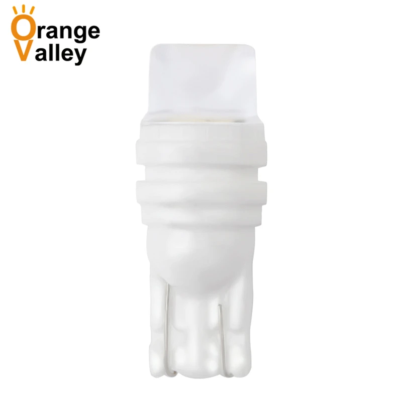 

100Pcs T10 W5W LED 194 168 3LED Car Ceramic Interior Lights Wedge parking lights Bulbs for Cars Plate Light Auto Lamp DC 12V 24V