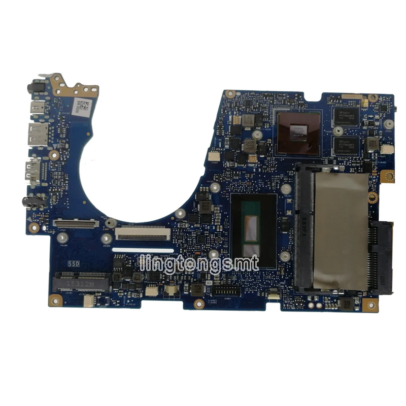 Отправить радиатор для For Asus ux303u ux303ub u303u материнская плата ноутбука I7-5500 GT940M 4 Гб RAM
