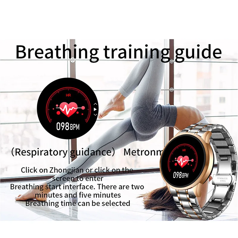 lige new steel smart watch men waterproof sport for iphone heart rate blood pressure call information smartwatch fitness tracker free global shipping