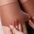 100% нейлоновые неэластичные чулки до бедра для подвязки, пояс, женское сексуальное прозрачное интимное нижнее белье, ультратонкие чулки 5D