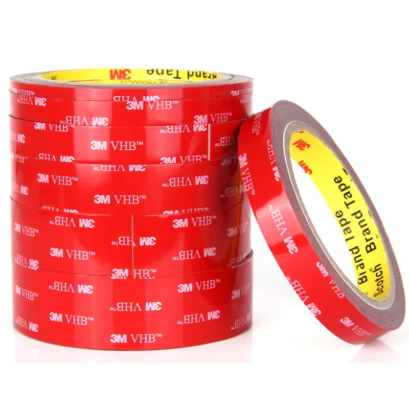 3 м двойной двусторонняя клейкая лента высокой вязкости и высокотемпературная