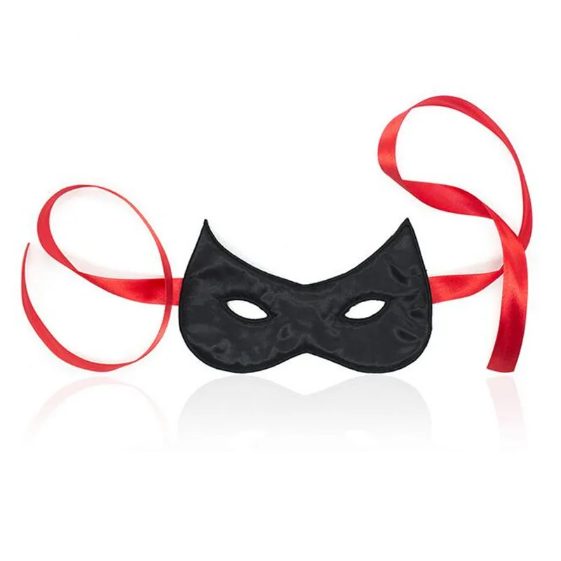 Взрослые игры Фетиш атласная лента повязка на глаза маска для флирта бондаж