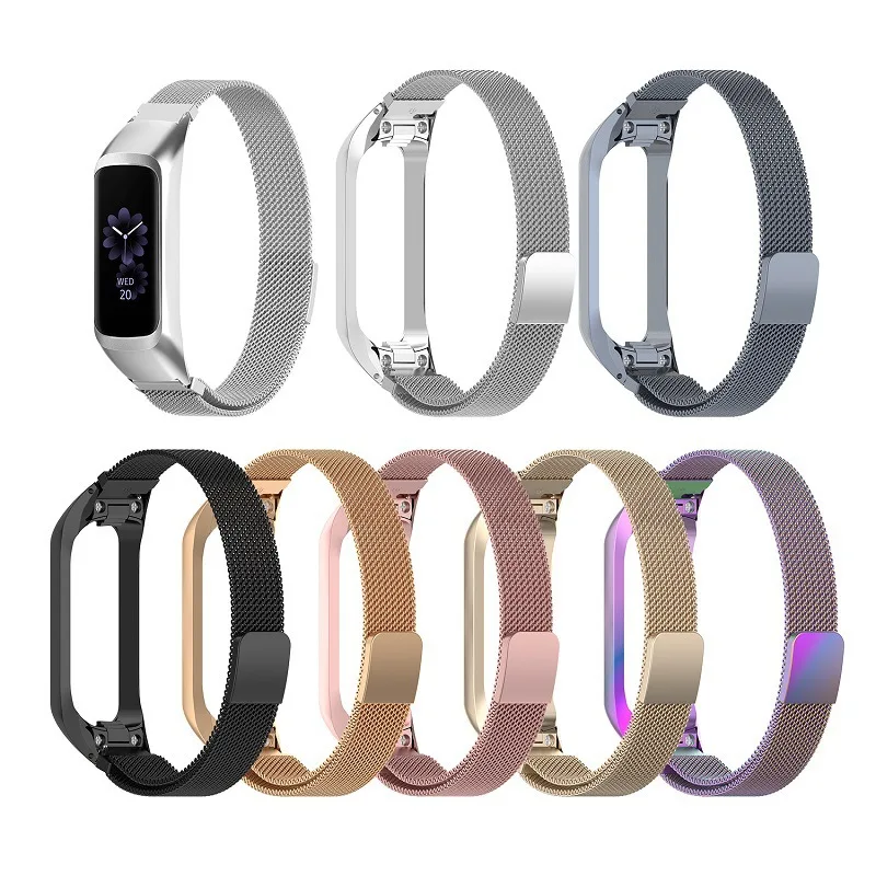 Ремешок из нержавеющей стали для Samsung Galaxy Fit 2 умный браслет магнитный