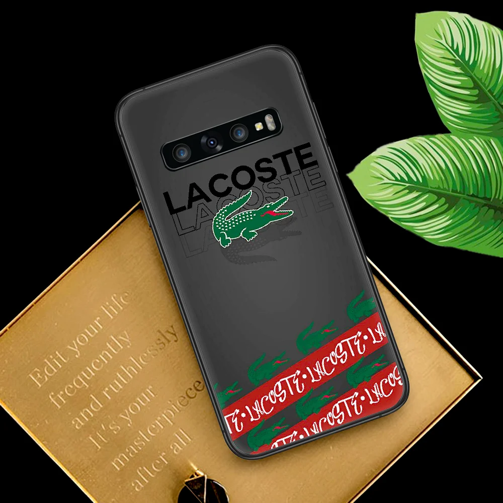 

LACOETE Brand Phone Case For Samsung Galaxy Note S 8 9 10 20 Plus E Lite Uitra black Hoesjes Soft Funda Pretty Bumper 3D Coque