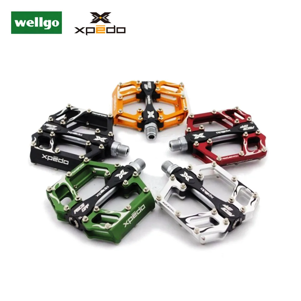 

Wellgo Bike Pedal XPEDO XMX11AC Colorful Aluminum 6061 extruded CNC machined/Anodized Bicycle Pedals Cycling Parts