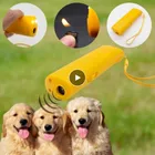Отпугиватель собак ультразвуковой 3 в 1, устройство для дрессировки домашних животных, сдерживание лая, дрессировка