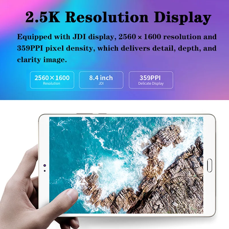 Teclast M8 8 4 дюймов 2560x1600 Allwinner A63 четырехъядерный Android планшет 4K видео планшеты 3 Гб ram