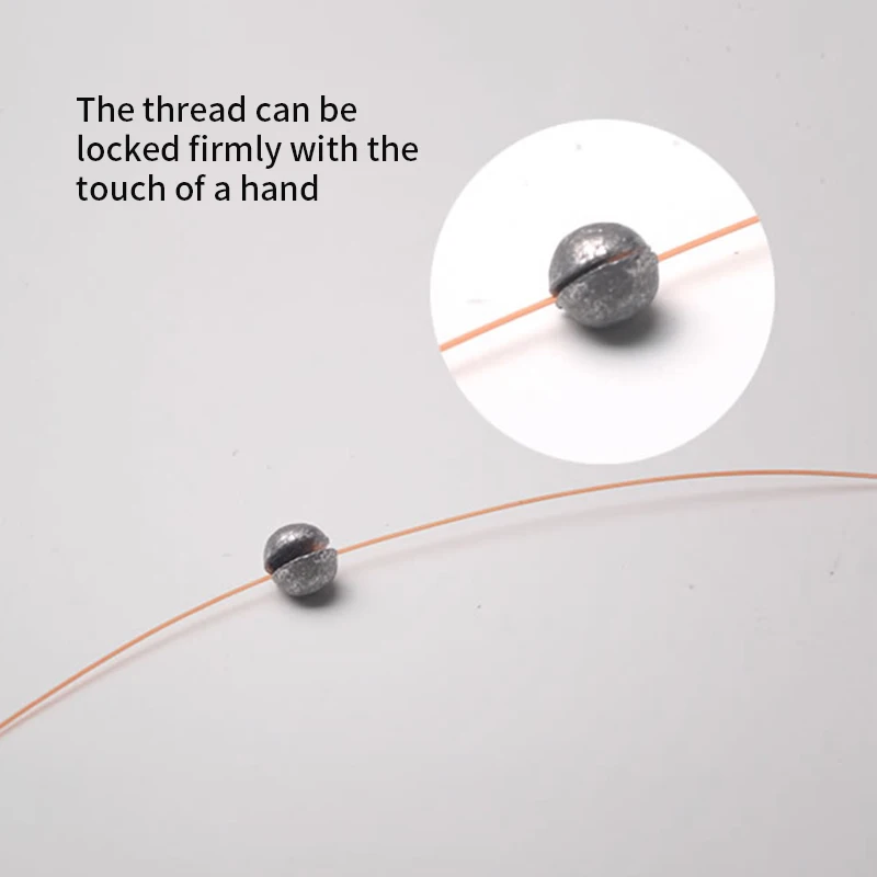 5 размеров круглый для рыболовного грузила набор рыболовные Вес рыболовное