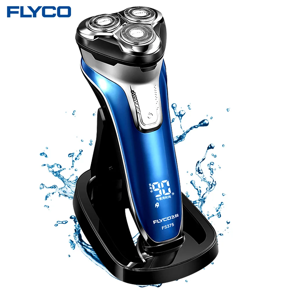 Профессиональная моющаяся машинка для стрижки волос Flyco FS375 аккумуляторная