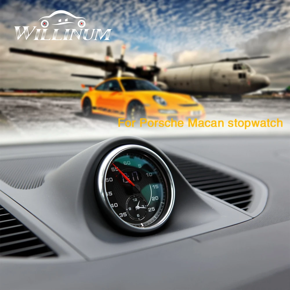 Автомобильная консоль приборная панель секундомер для Porsche Macan 2014 2020 внутренняя