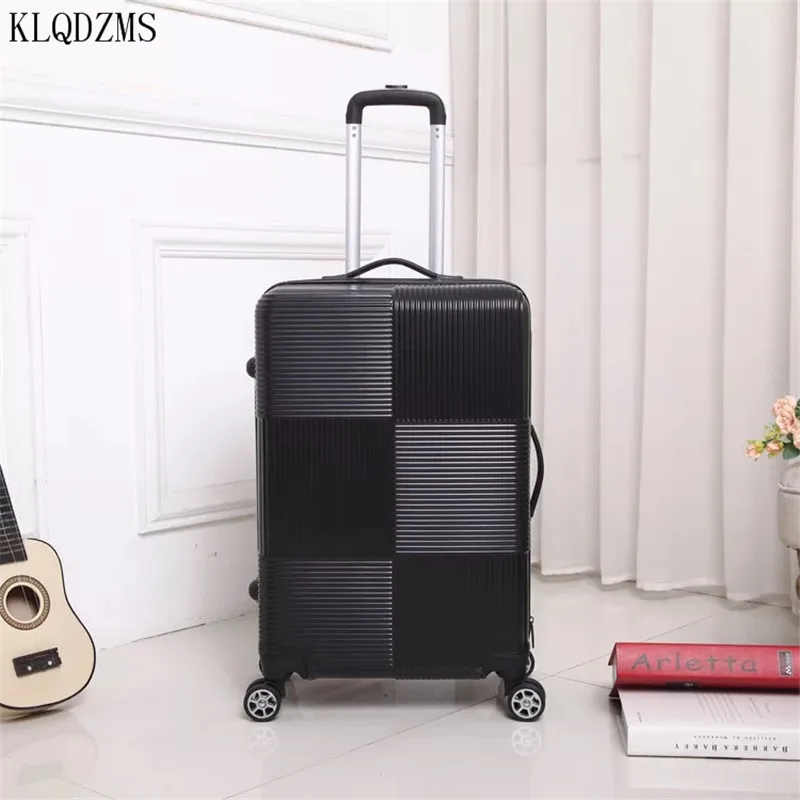 KLQDZMS cheap2" 24" 28 дюймов багаж на колёсиках Спиннер для мужчин и женщин бизнес путешествия чемодан на колесах