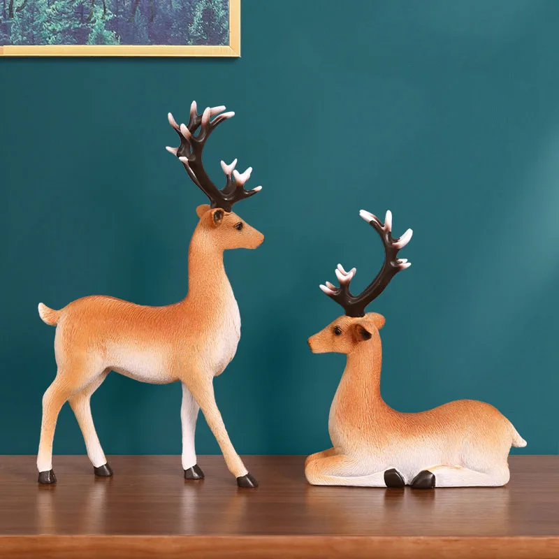 Креативные современные статуэтки из смолы роскошные художественные абстрактные