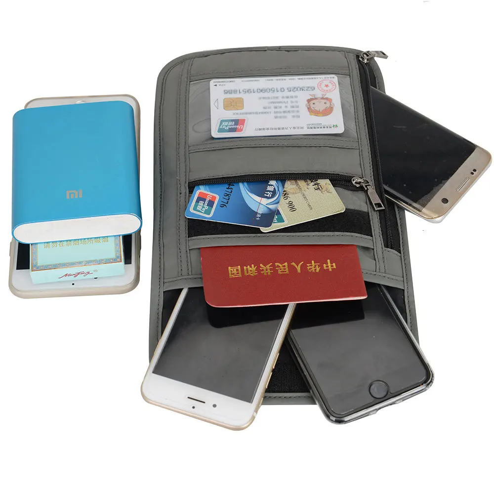 Шейный подвесной чехол для паспорта кошелек держатель ID сумка хранения