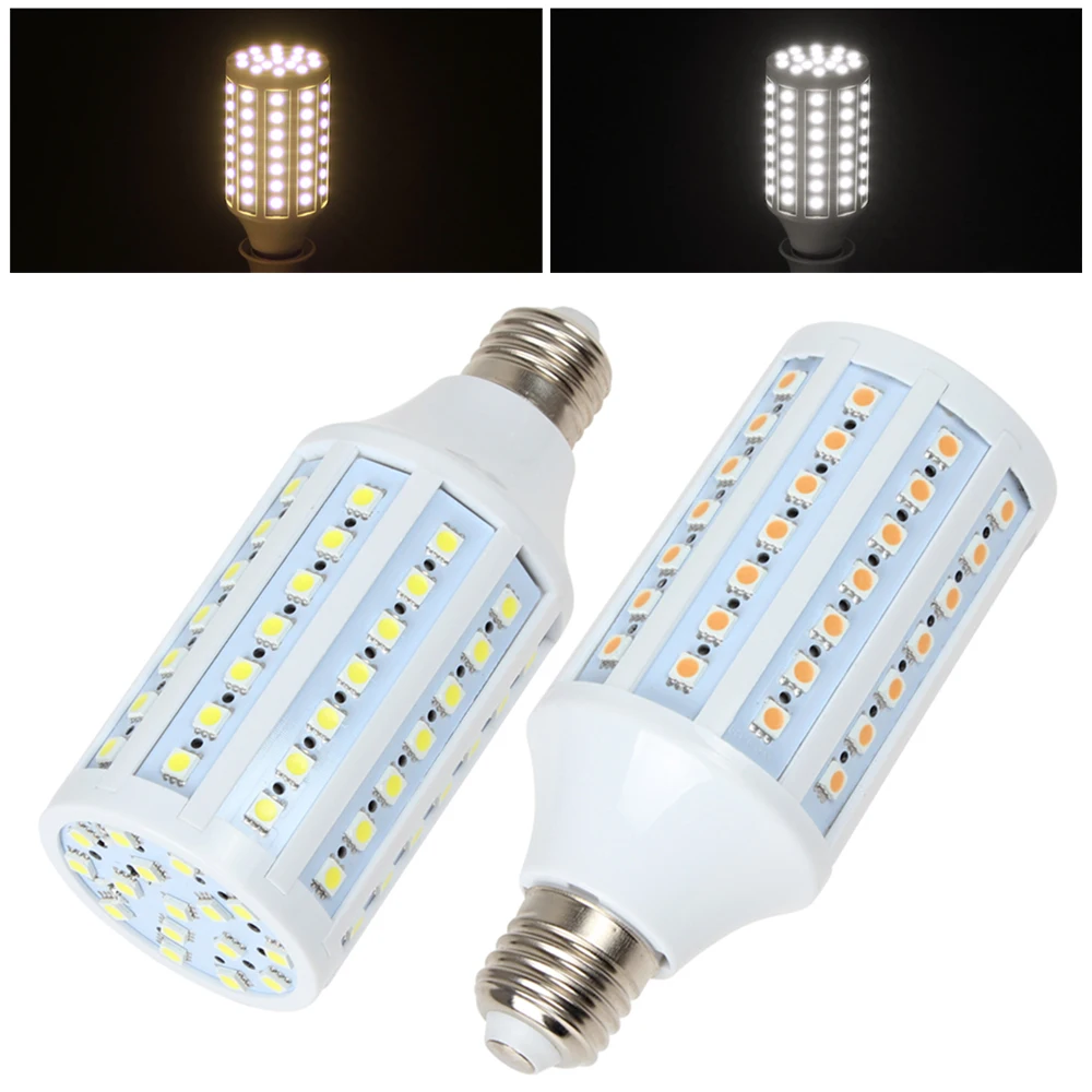 110 В/220 В 16 Вт E27 86x5050 SMD Светодиодная лампа Кукуруза Светильник яркость теплый