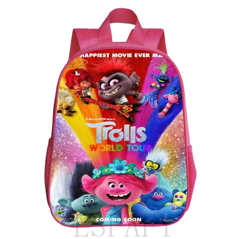Новое поступление 16-дюймовый Mochilas Infantil сумка с изображением троллей мультяшный