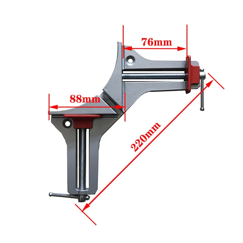 4 шт. прочный угловой зажим 90 градусов прямоугольный для деревообработки