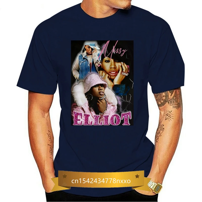 

Missy Elliot T-Shirt Size S-2Xl Black Color Cotton Customize Tee Shirt