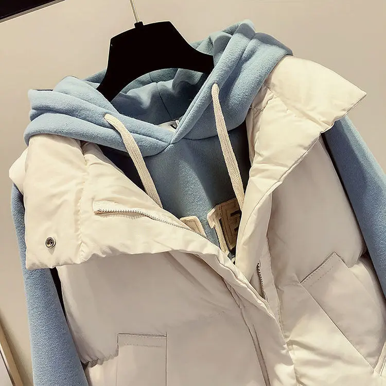 

Warm down cotton vest women's autumn and winter new Korean loose and versatile short jacket