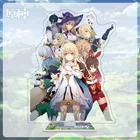 Genshin Impact аниме Genshin Impact мондштатт Милая тема джинсовая Лиза акриловая фигурка стенд модель тарелка стол Декор косплей рождественский подарок