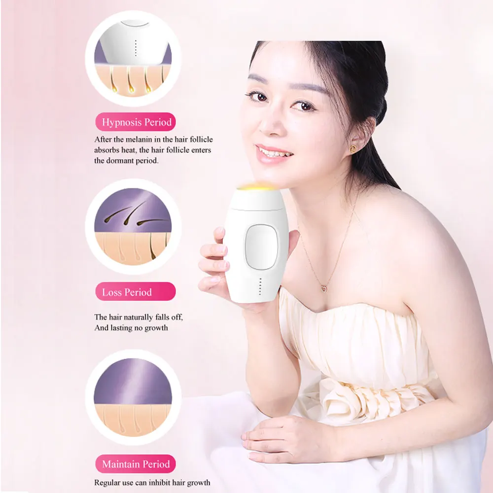 

600000 Pulses IPL Laser Epilator Hair Removal Portable Depilator Machine Full Body Hair Remover Device Permanent Bikini Trimmer