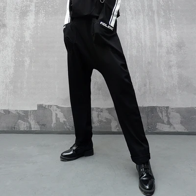 Большие размеры осень и зима новые брюки с перекрестными ремешками BF