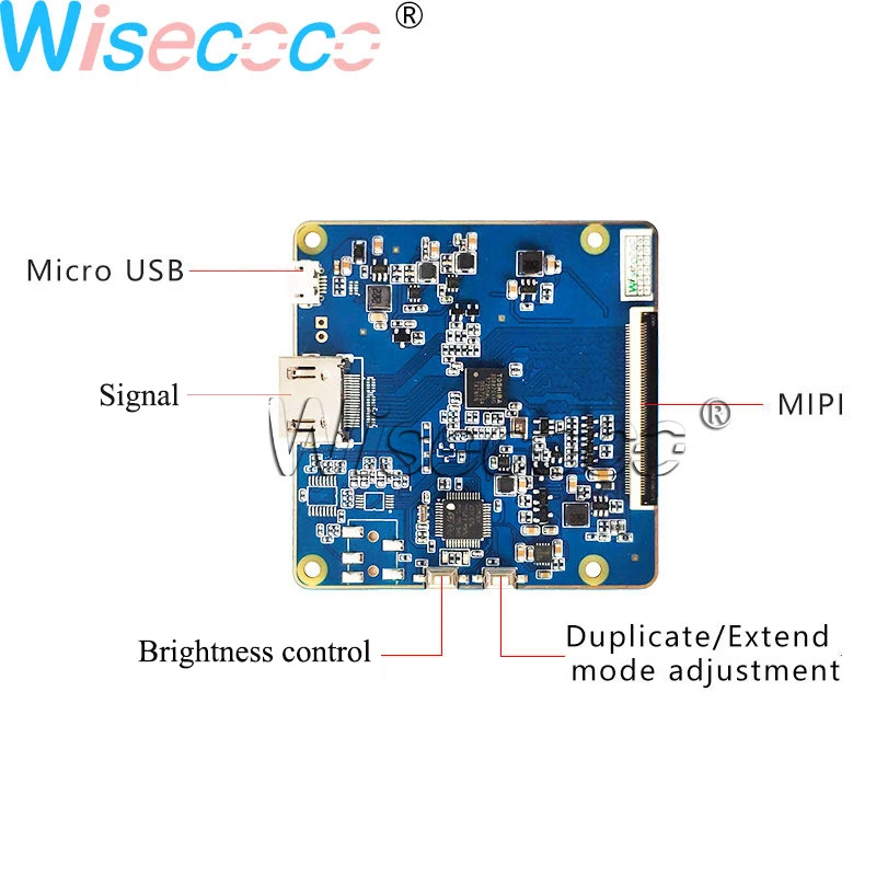 5 "pulgadas 1080*1080 de 1080P MIPI redondo c&iacute;rculo IPS Circular m&oacute;dulo TFT LCD Panel de visualizaci&oacute;n de pantalla ES050YMM-A00 con placa Raspberry PI-4