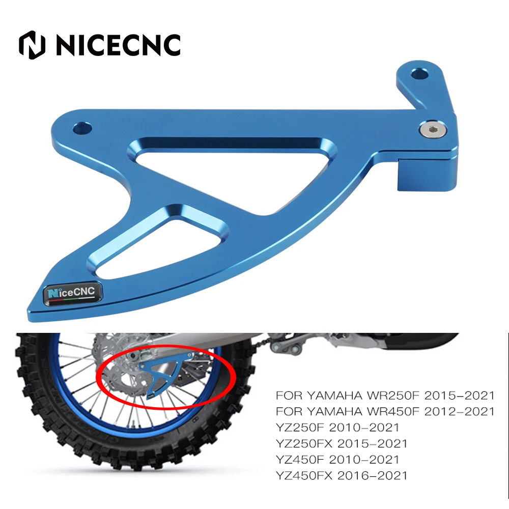 

NICECNC Rear Brake Disc Guard Cover Protector For YAMAHA YZ 250FX 450FX WR 250F 450F 250 450 F FX YZF WRF YZ250F YZ450F WR250F