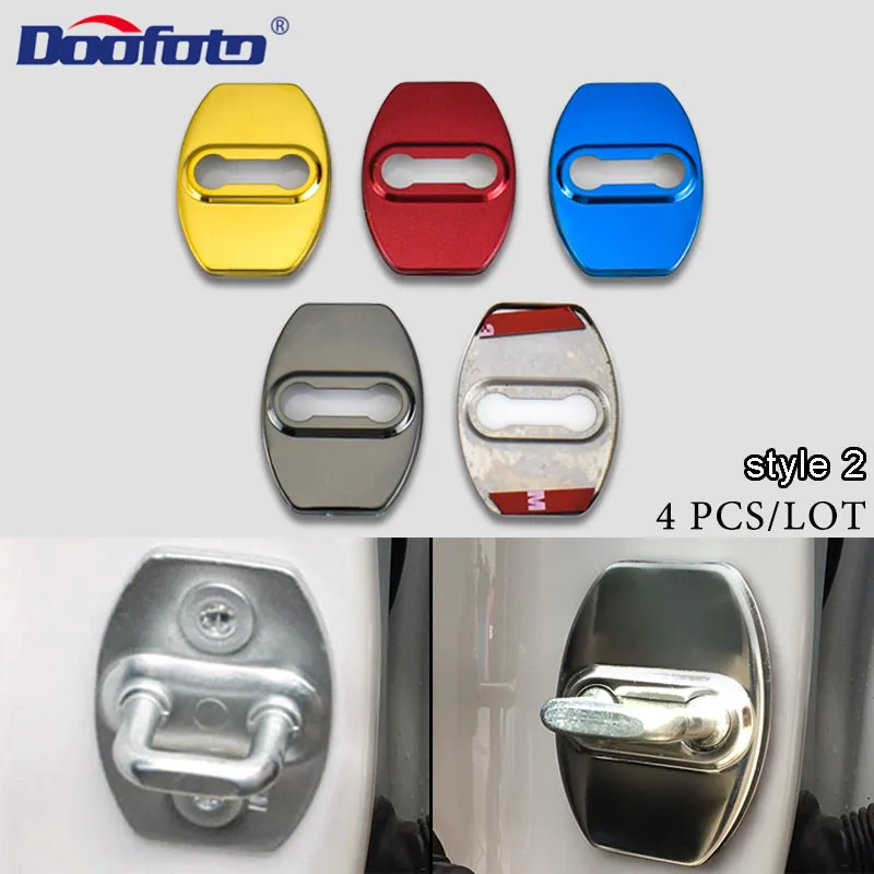 4 шт. стайлинга автомобилей крышка замка двери автомобиля эмблемы чехол для Honda