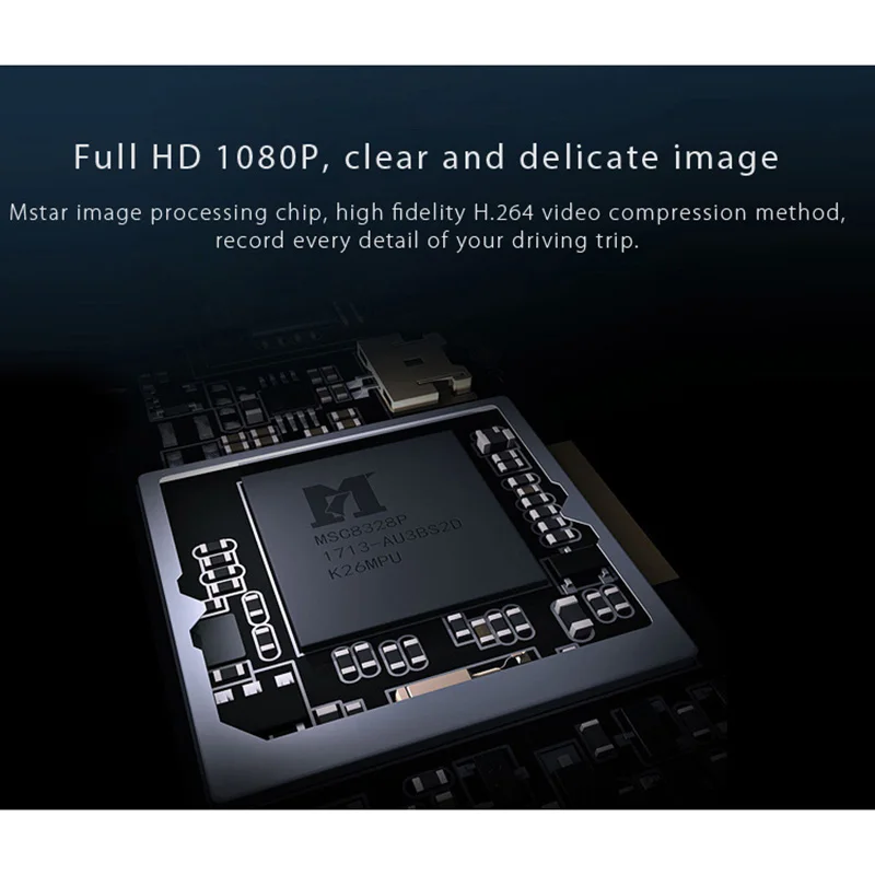Xiaomi 70mai 1S Автомобильный видеорегистратор MSC 8336D 1080P HD ночное видение WiFi
